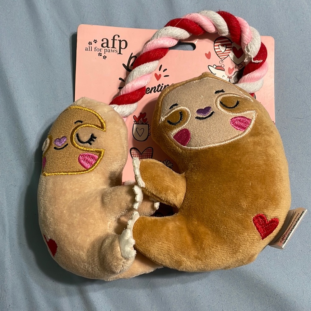 NWT! All for paws! Be my Valentine Sloths!